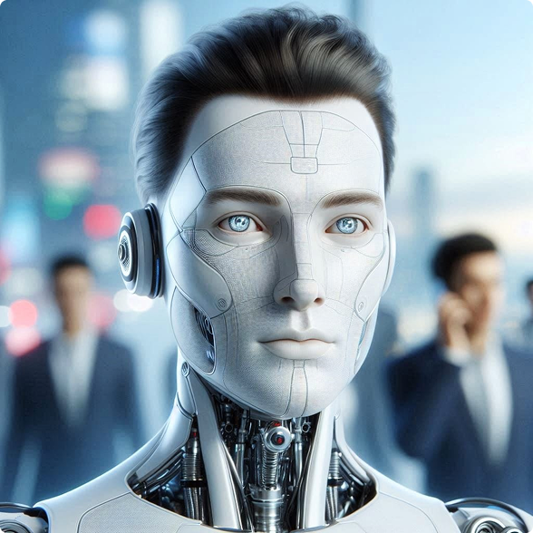 AI robot visualization